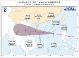 台风“剑鱼”形成！福建省部分地区遭遇暴雨至大暴雨天气！局部地区可能伴有冰雹。-小胖资源分享网