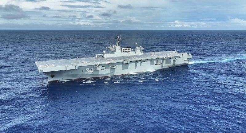 湖北舰舷号34建军节亮相，鄂牌战舰达16艘，-小胖资源分享网