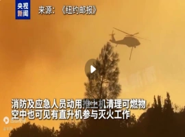 美国加州遭遇的“皮克特大火”已燃烧了四日，天空被浓重的橙红色烟雾笼罩。-小胖资源分享网