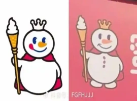 当前，“蜜雪冰橙”店铺正在进行店面改造，有网络用户发现，其店面设计风格似乎参考了其他品牌的设计元素。-小胖资源分享网
