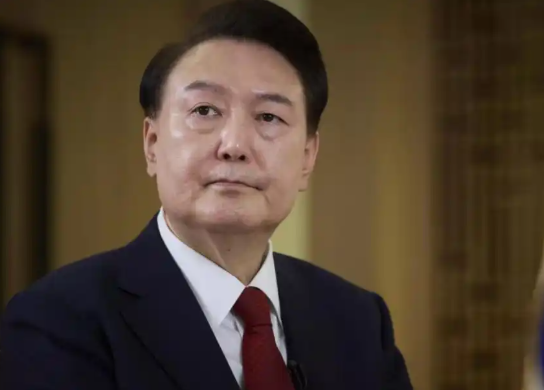 令人尴尬的一幕：尹锡悦仅着内衣，就地拒绝被逮捕。-小胖资源分享网