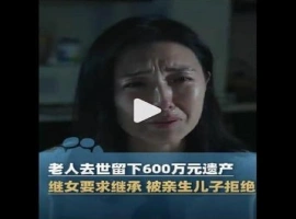 600万遗产案：继女与亲生子争产，母女分得137万，引发家庭纠纷。-小胖资源分享网
