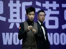 赵心童在竞赛中未能击败马奎尔。-小胖资源分享网